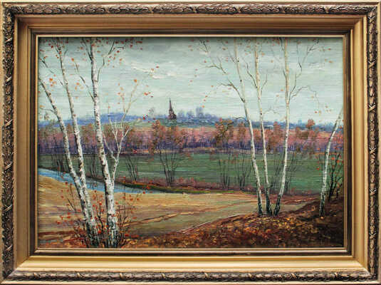 Дубовицкий Виктор Николаевич. Путилково. Вид на Рождествено